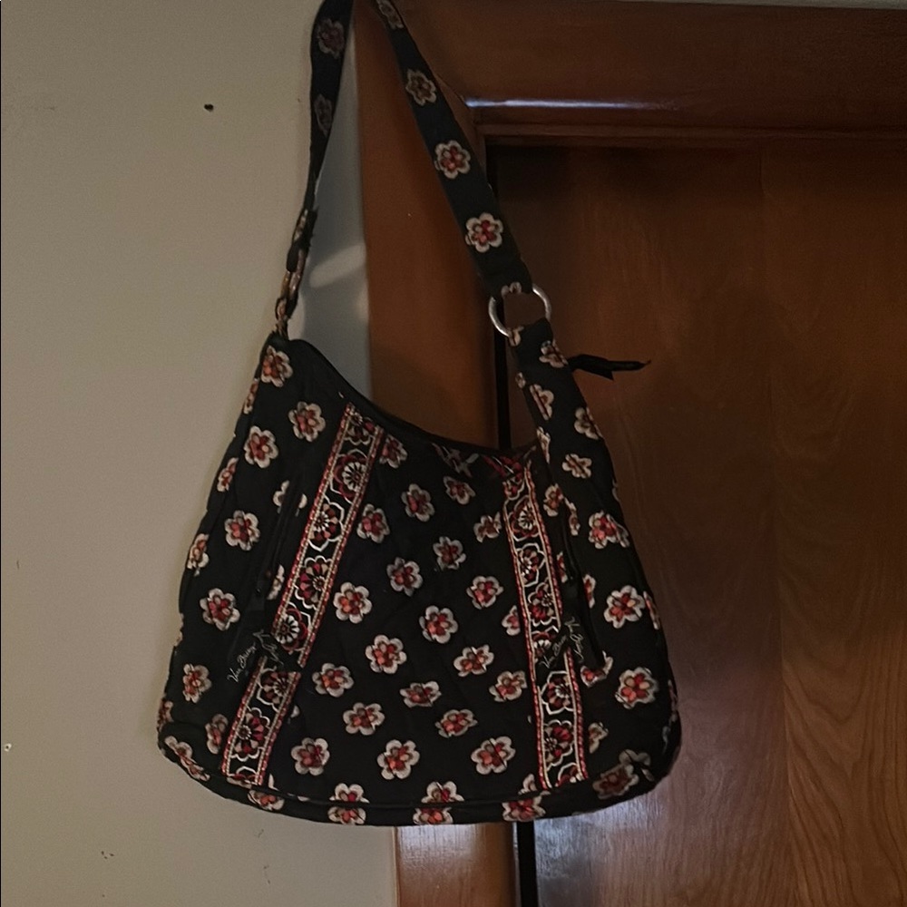 Vera Bradley Floral Black and Red Women's Bag